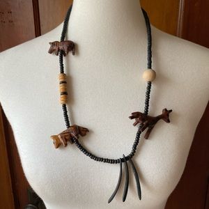 Vintage African Safari Necklace